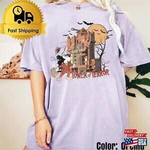 Retro Tower Of Terror Shirt Mickeys Not So Scary T-Shirt Unisex